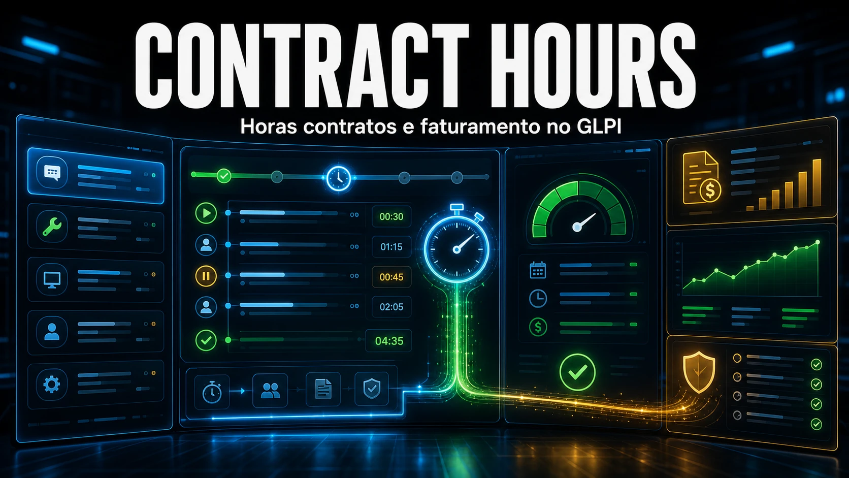 Controle de horas por contrato no GLPI com Contract Hours
