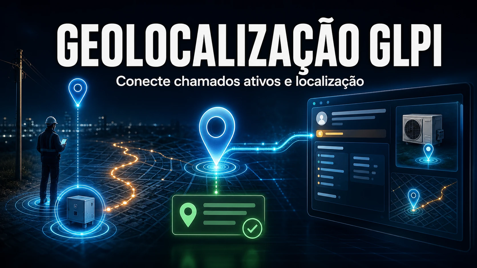Geolocalización de activos y tickets en GLPI