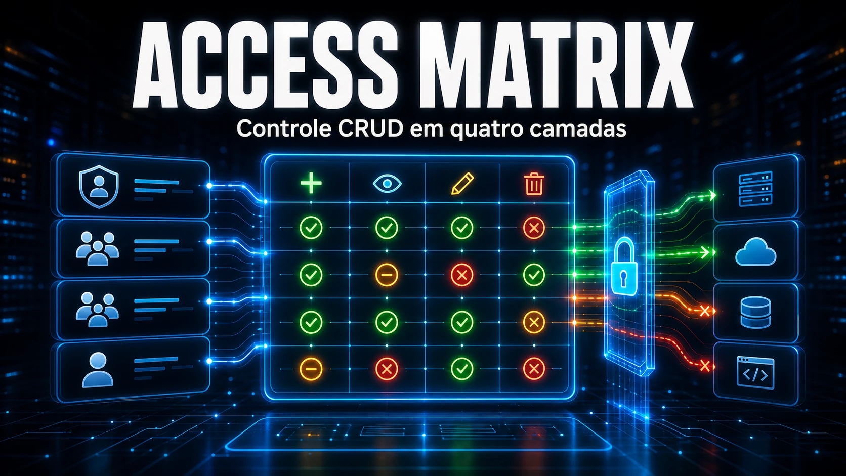 Controle de permissões CRUD de sistemas externos no GLPI com Access Matrix