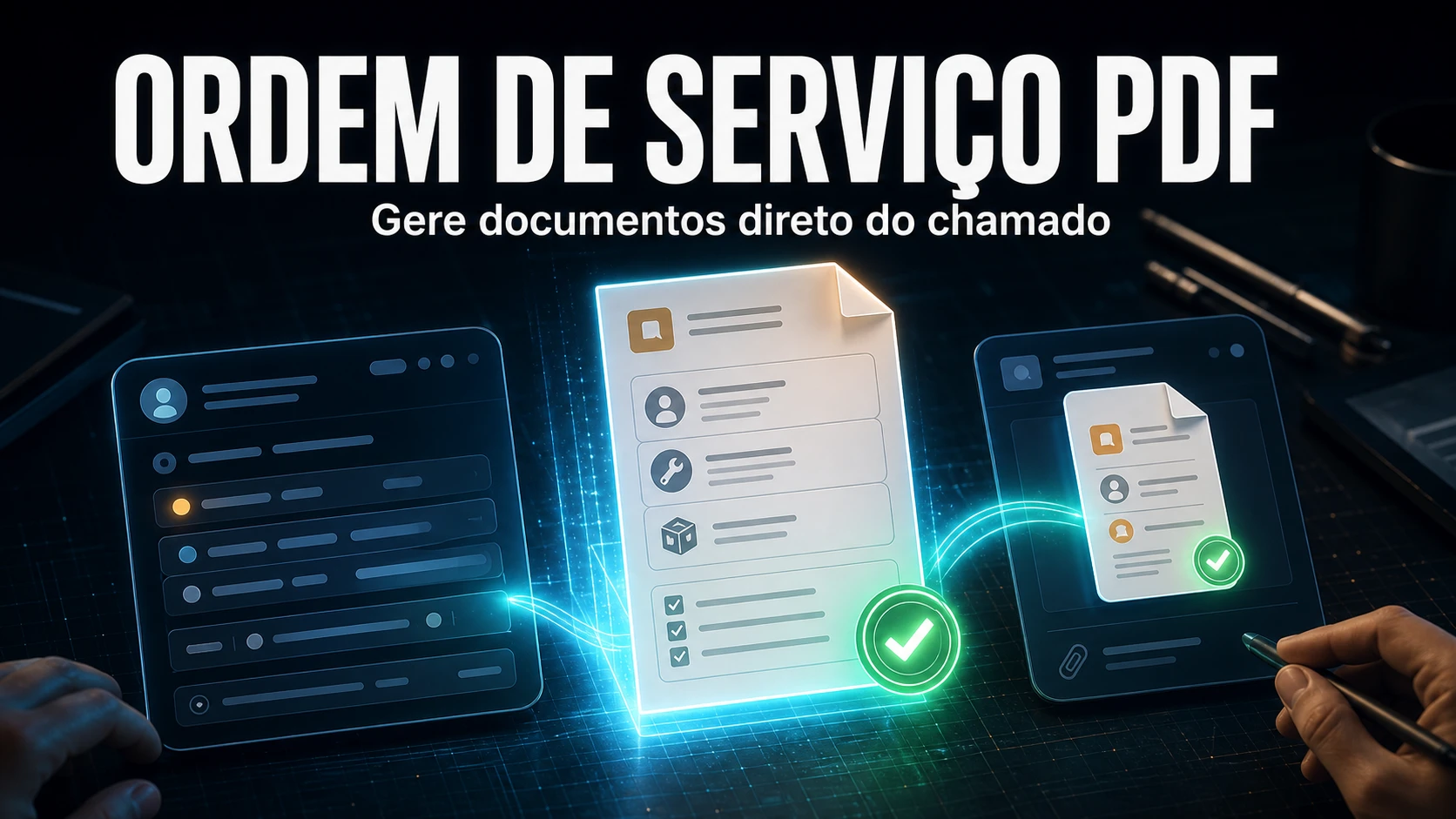 Gerar ordem de serviço em PDF no chamado do GLPI