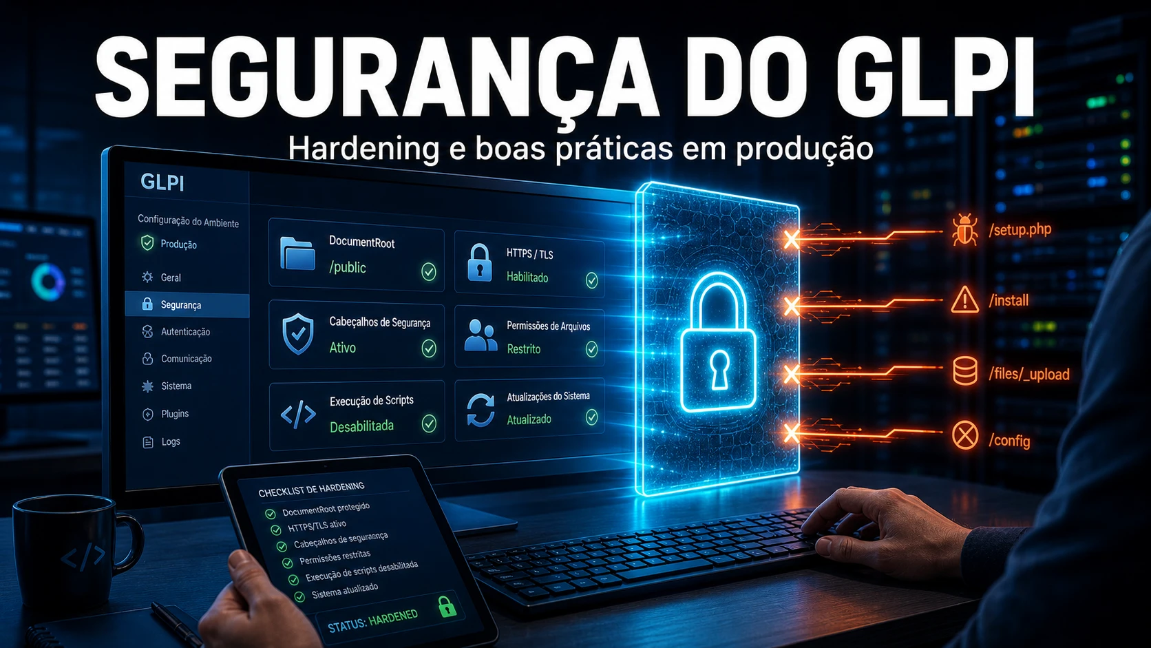 Segurança do GLPI: Hardening e Boas Práticas