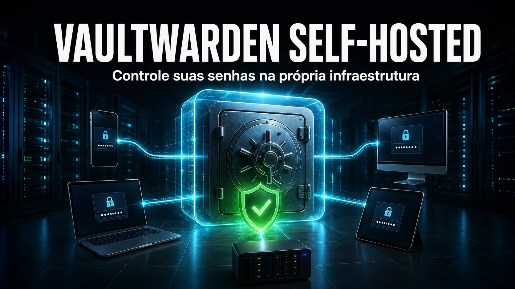 Vaultwarden: gerenciador de senhas compatível com Bitwarden, self-hosted